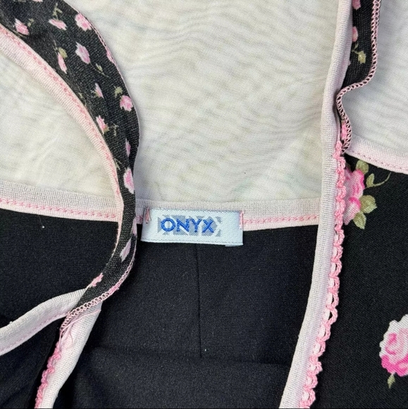 Vintage Italian Y2K Ditsy midi dress Coquette - Picture 8 of 8